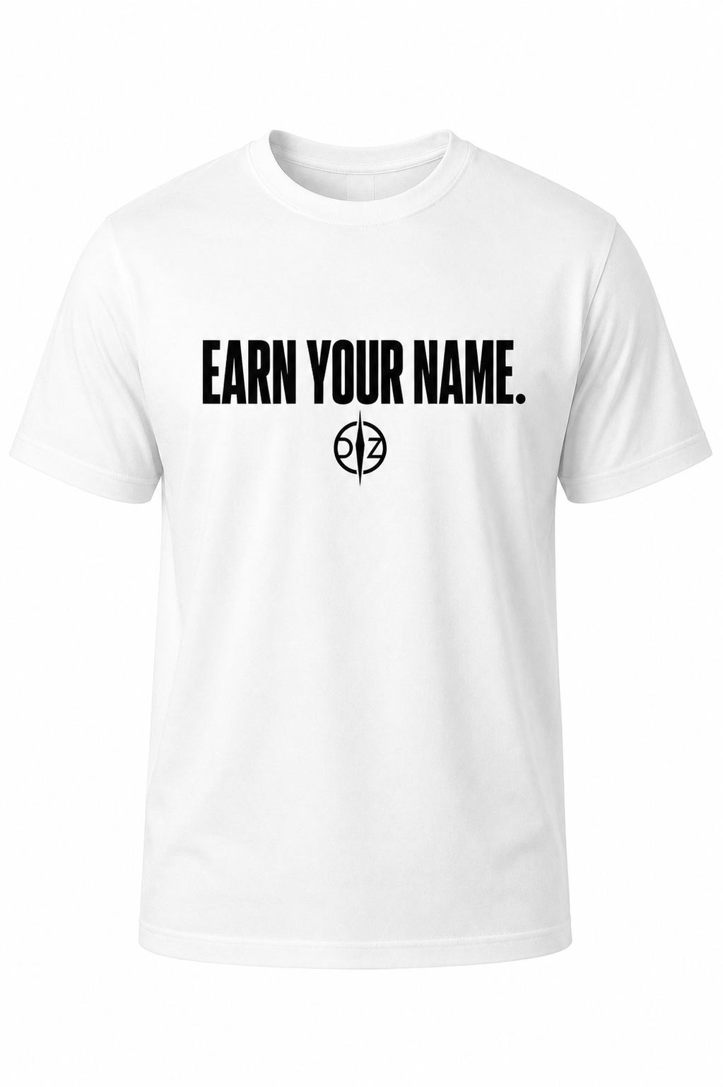 DFZ Men Signature White Tee Earn Your Name™