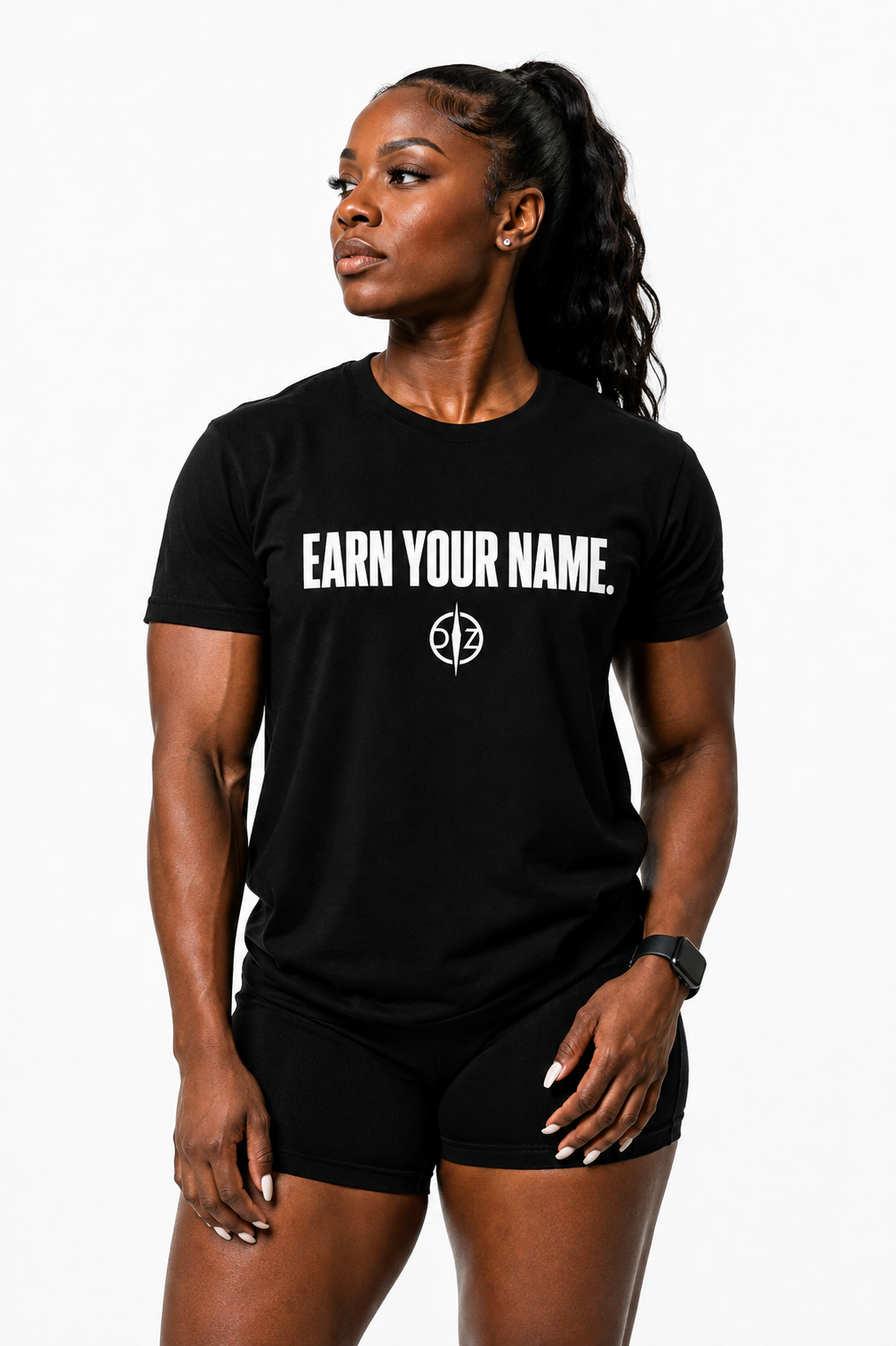 DFZ Signature Black Tee Earn Your Name™