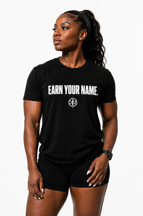 DFZ Signature Black Tee Earn Your Name™