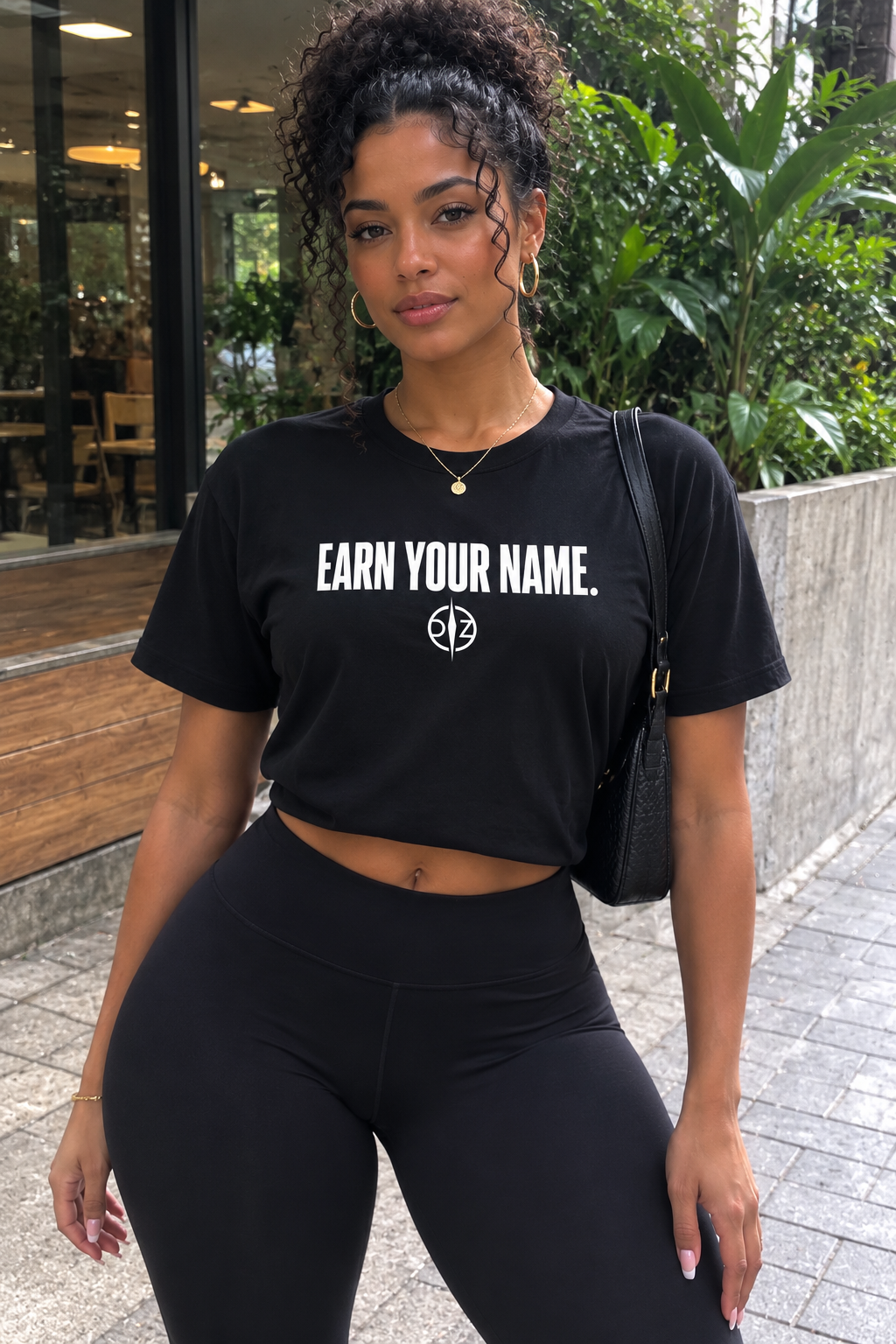 DFZ Signature Black Tee Earn Your Name™