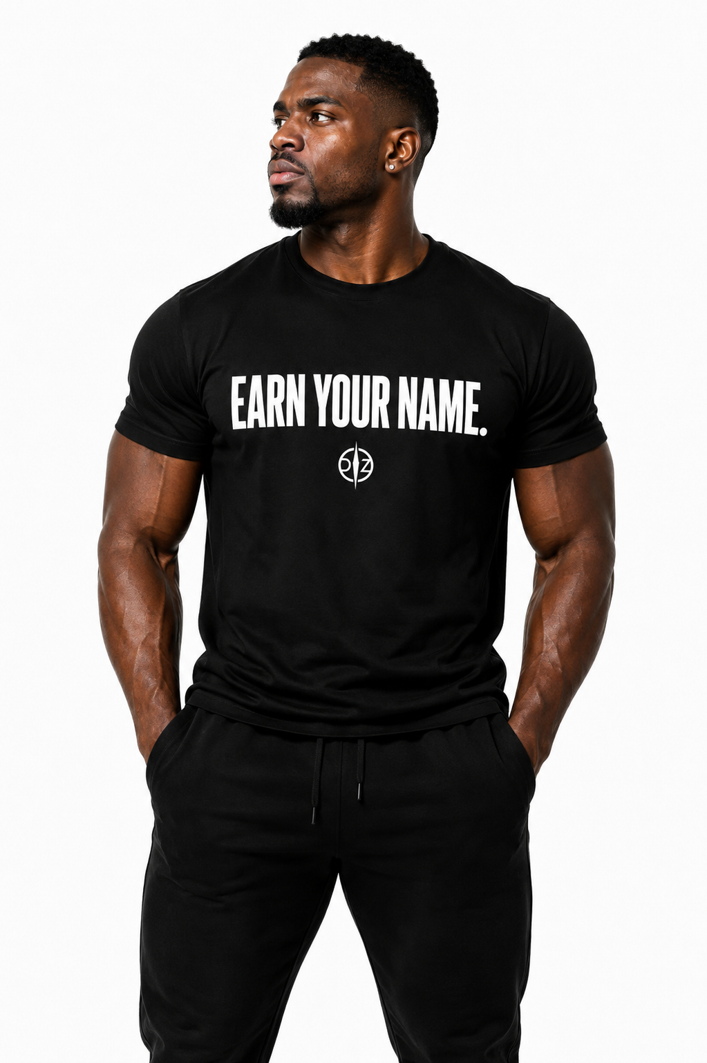 DFZ Signature Black Tee Earn Your Name™