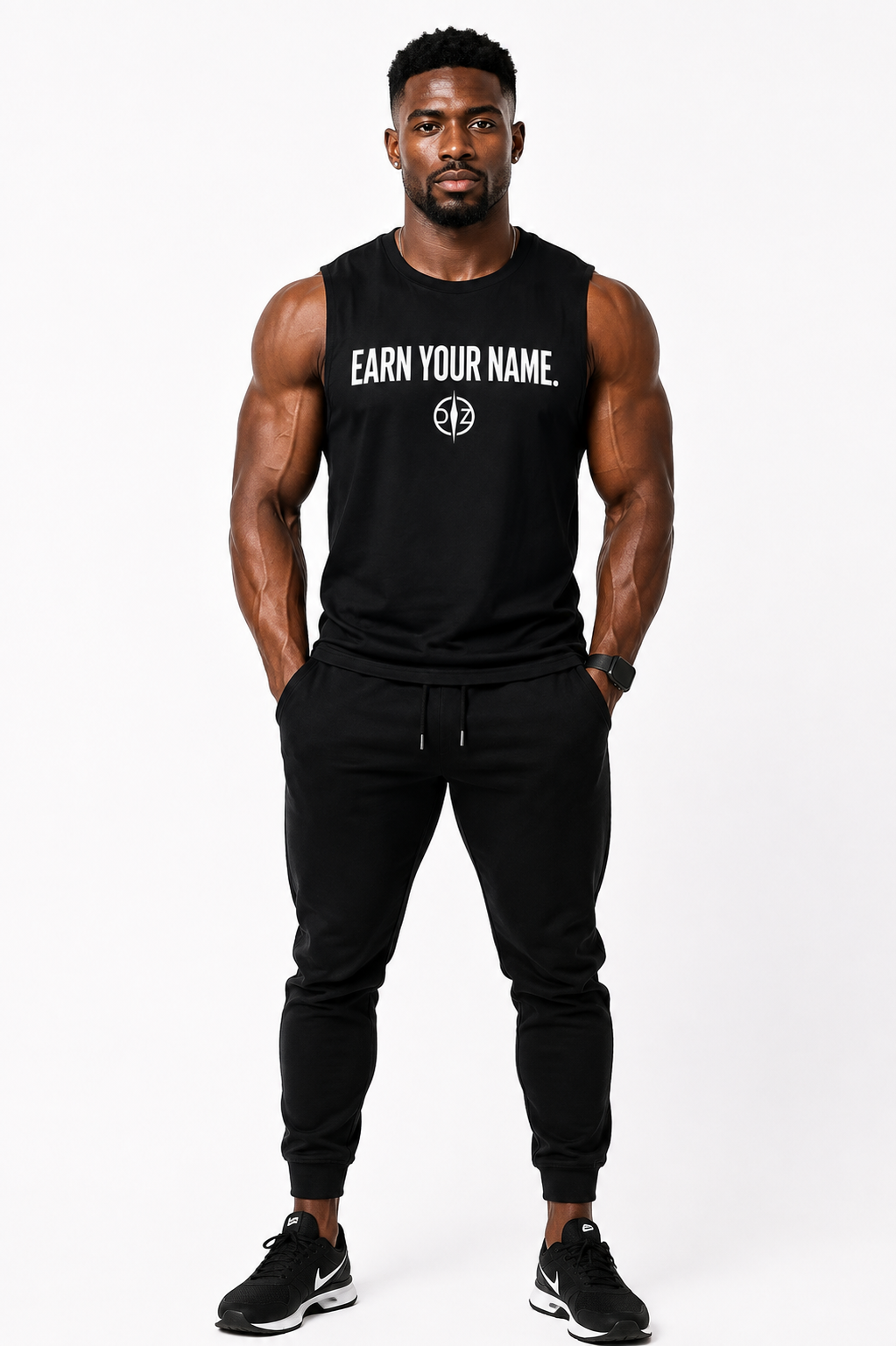 DFZ Men Signature Muscle Tank Black
