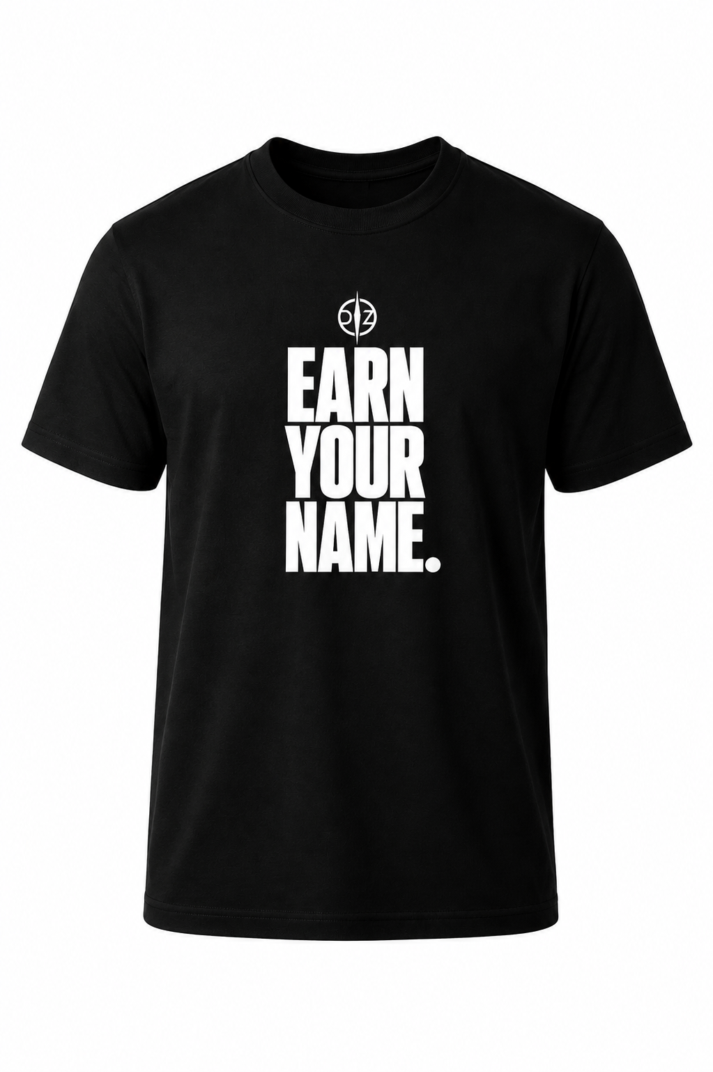 DFZ Signature Black Tee Earn Your Name™ Monument