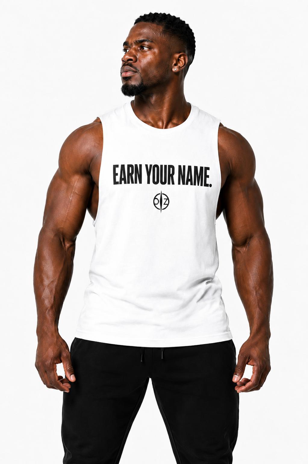 DFZ Signature Muscle Tank White