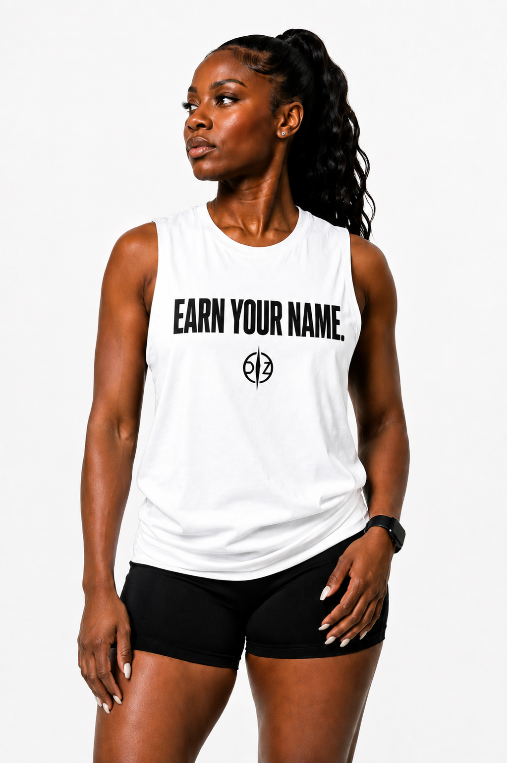 DFZ Signature Muscle Tank White