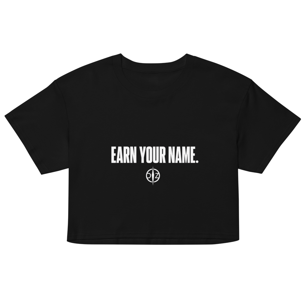 DFZ Signature Black Crop Tee
