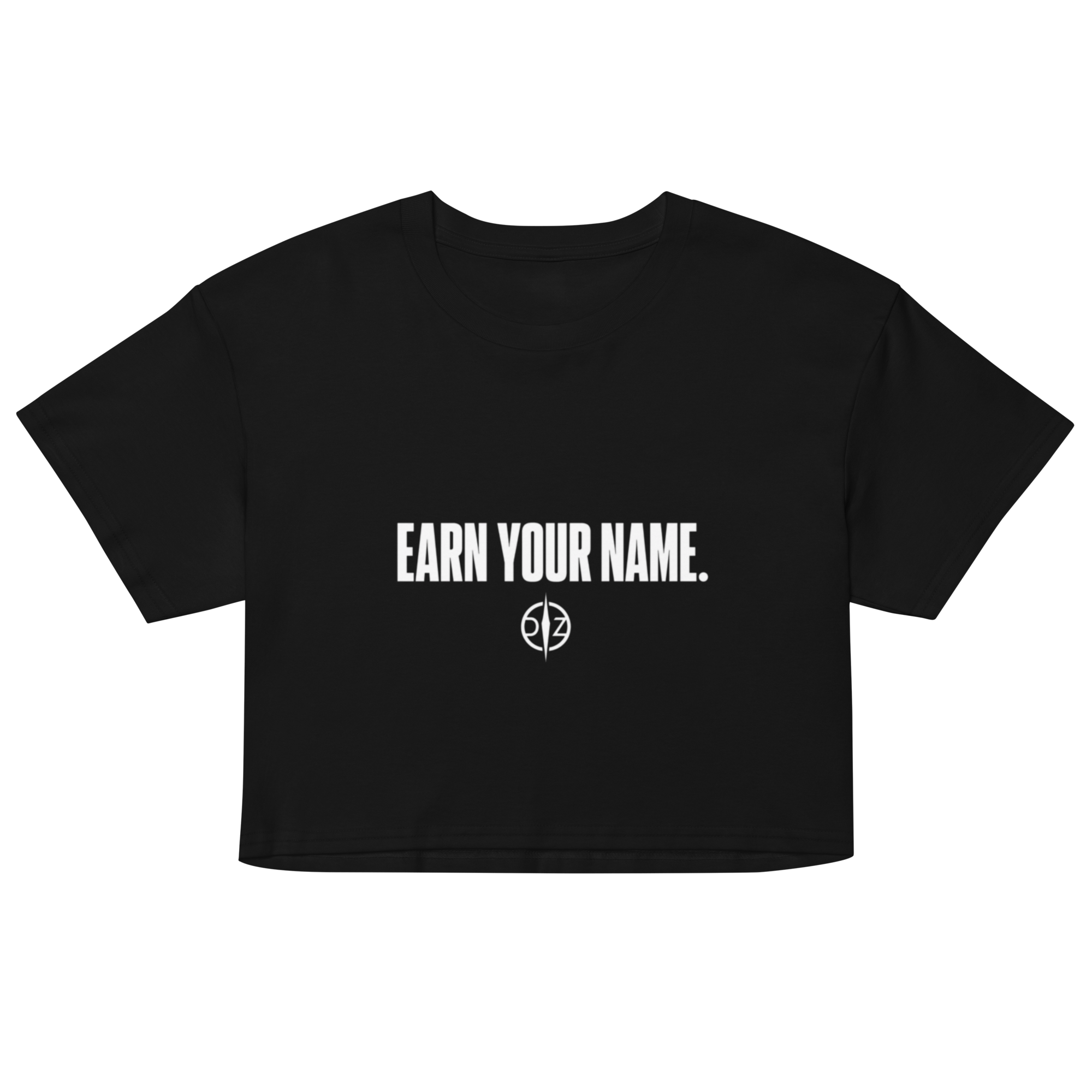 DFZ Signature Black Crop Tee